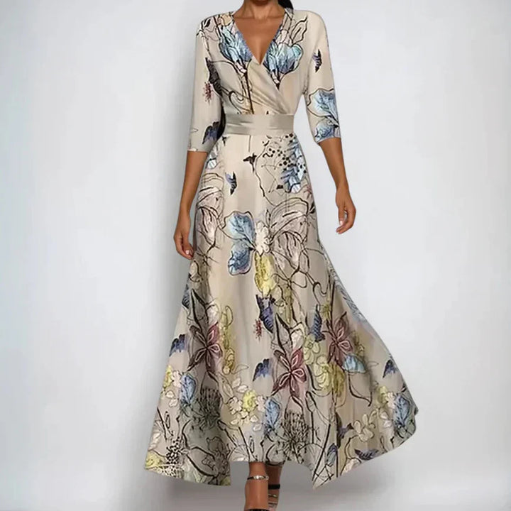 ISABELLA – ENCHANTED BLOOM WRAP DRESS