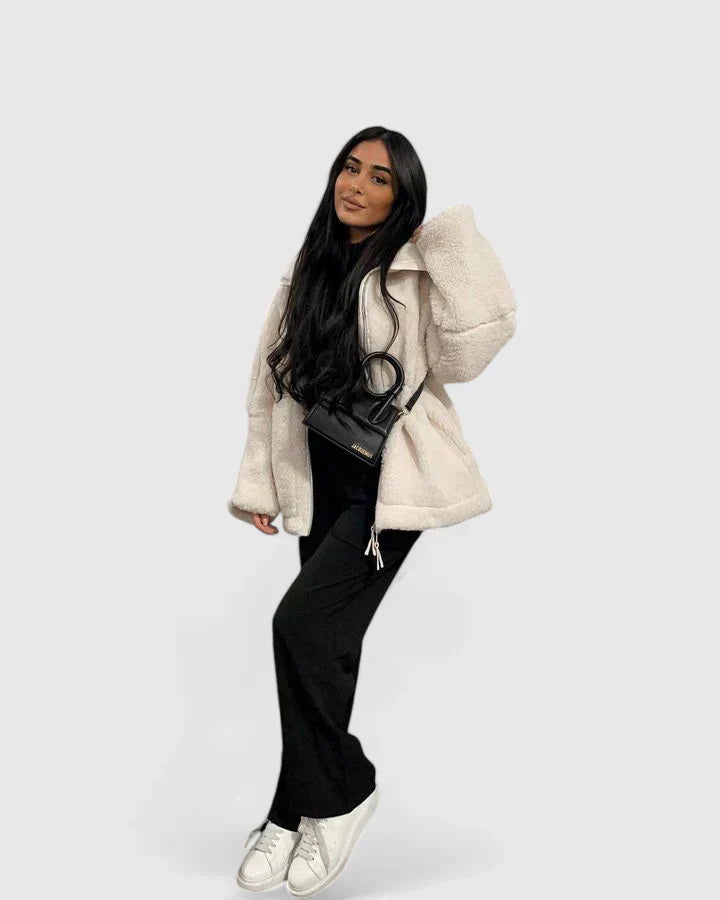 BROOKE – COZY SHERPA ZIP JACKET