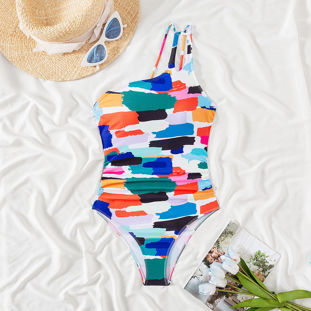 BLAKELY – ONE SHOULDER ONE PIECE SWIMSUIT