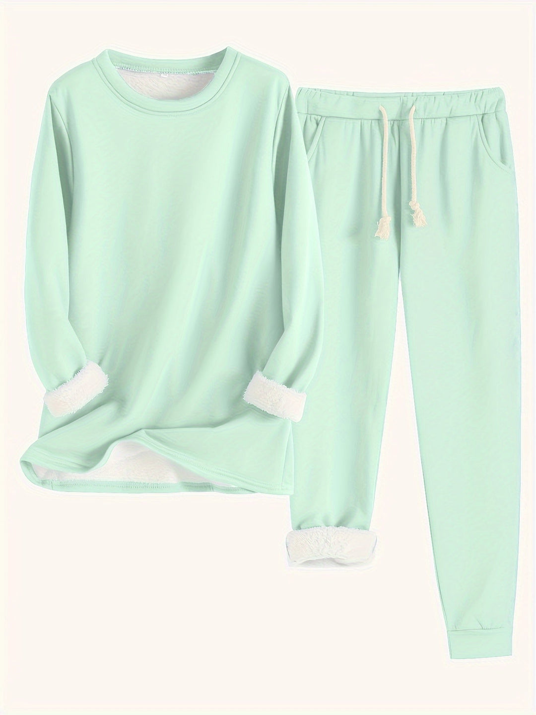 RILEY – COZY FLEECE-LINED LOUNGE SET