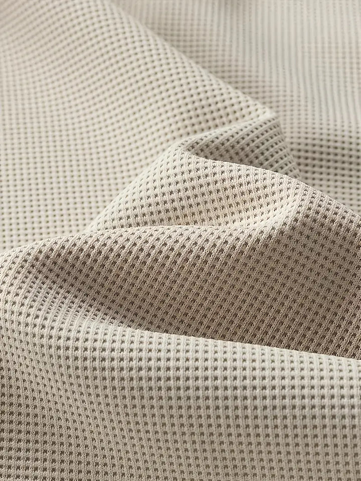 JAMES – TEXTURED V-NECK LAYERED SWEATSHIRT