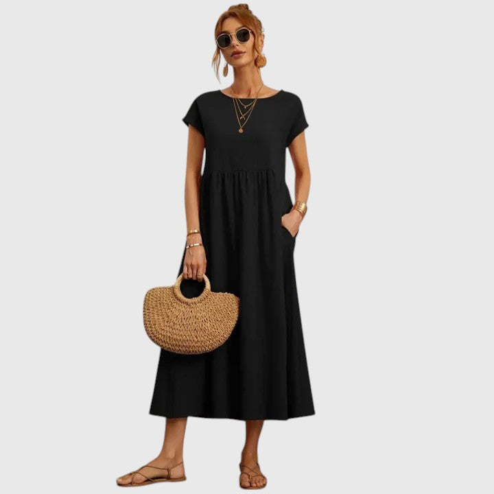 HARPER – EASY FLOW MIDI DRESS