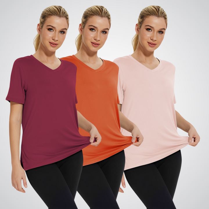 OLIVIA – EVERYDAY V-NECK TEE (3-PACK)