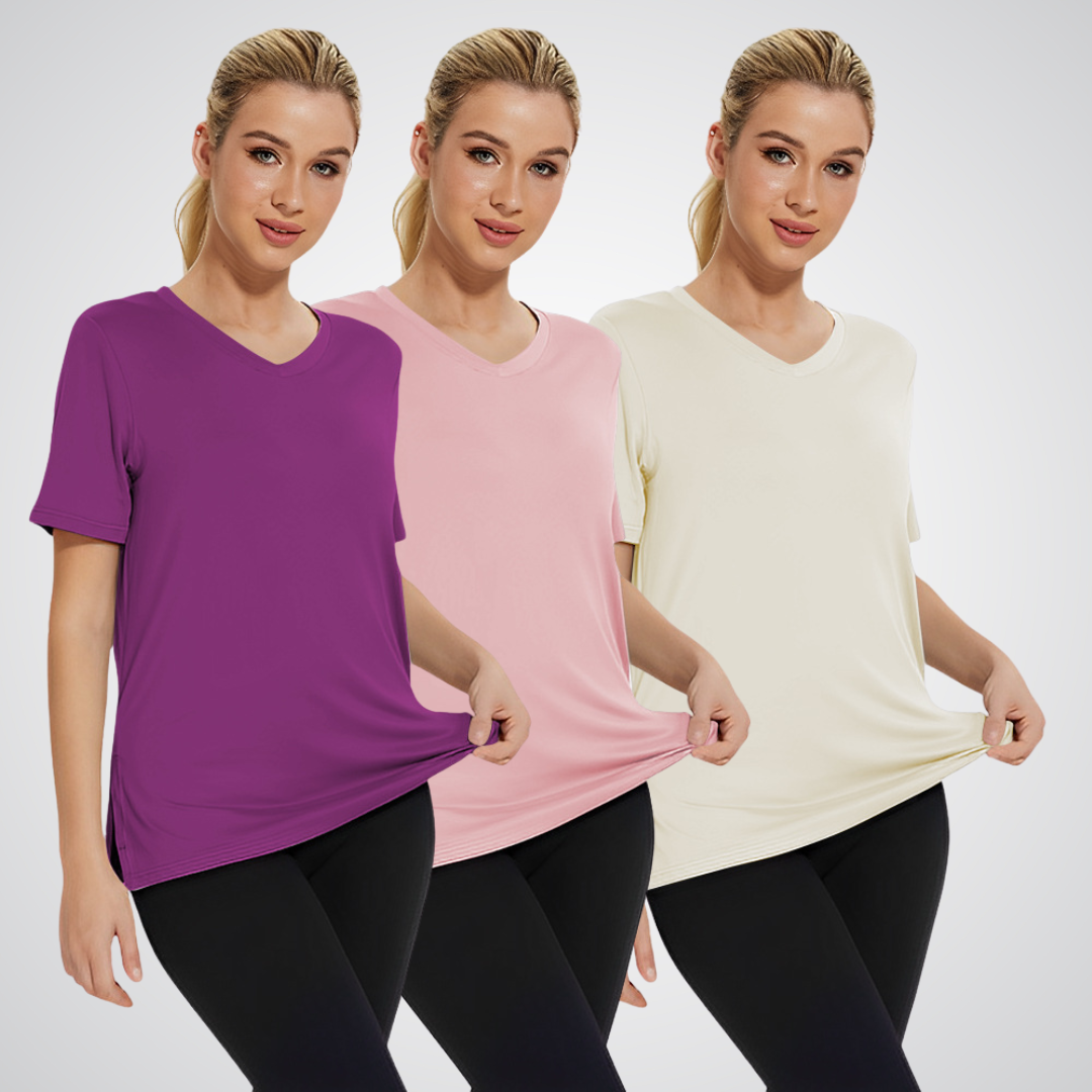 OLIVIA – EVERYDAY V-NECK TEE (3-PACK)