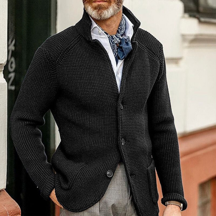 ARTHUR – CLASSIC KNIT BUTTON CARDIGAN