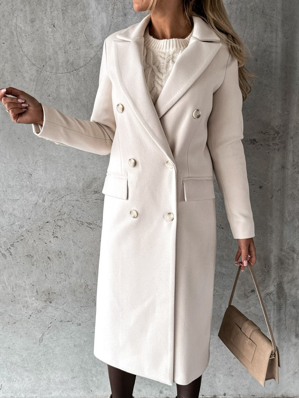 SIERRA – DOUBLE-BREASTED LONG COAT