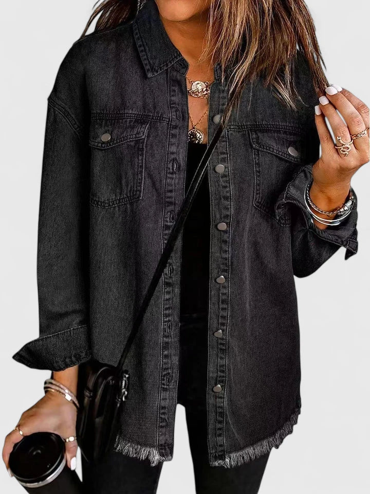 CAROLINE – CLASSIC BUTTON-DOWN SHIRT JACKET