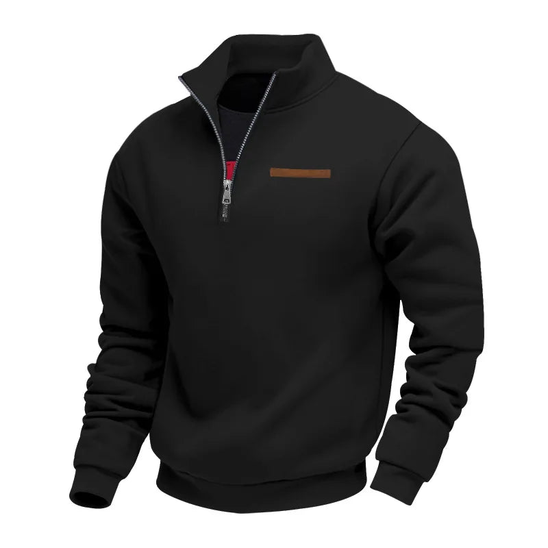 ETHAN – MEN’S HALF-ZIP CASUAL SWEATSHIRT