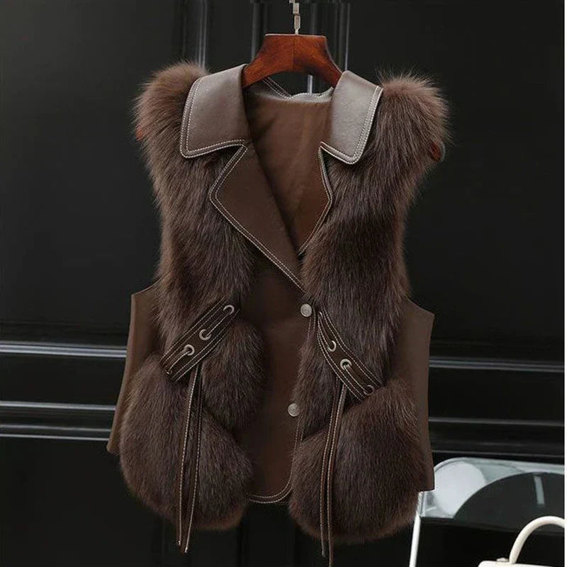 RHIAN – LUXE FAUX FUR VEST