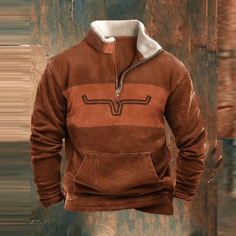 LANCE – RETRO GRAPHIC HALF-ZIP SWEATSHIRT