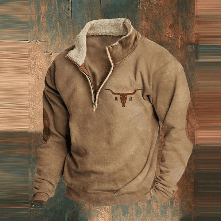 LANCE – RETRO GRAPHIC HALF-ZIP SWEATSHIRT