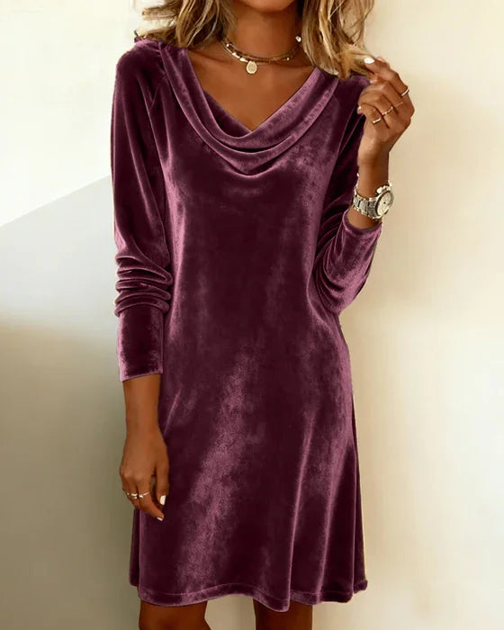 Celeste | Loose Fitting Velvet Dress