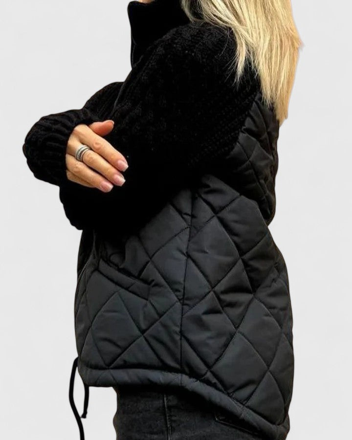 SOPHIA – COZY QUILTED KNIT JACKET