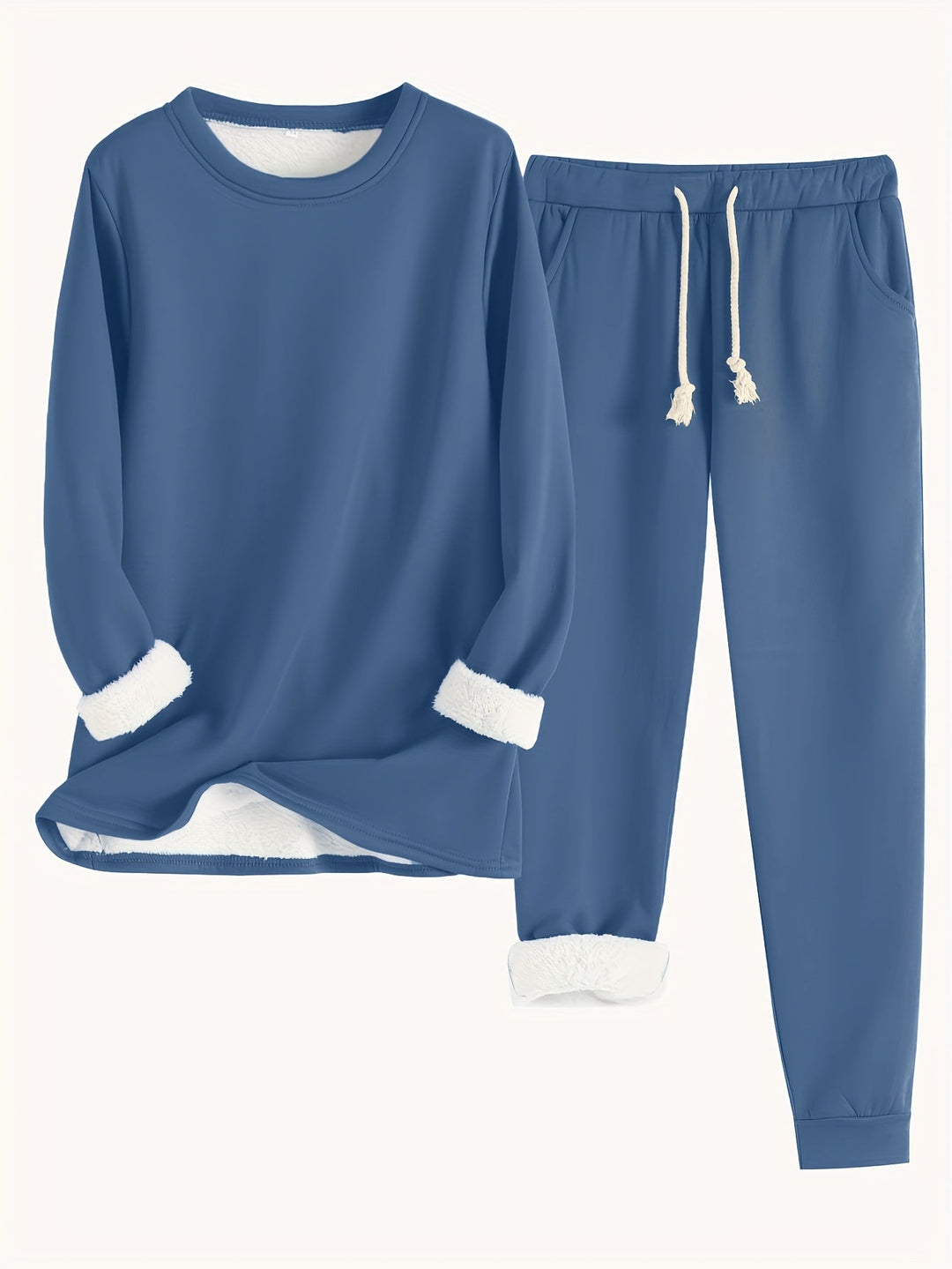 RILEY – COZY FLEECE-LINED LOUNGE SET