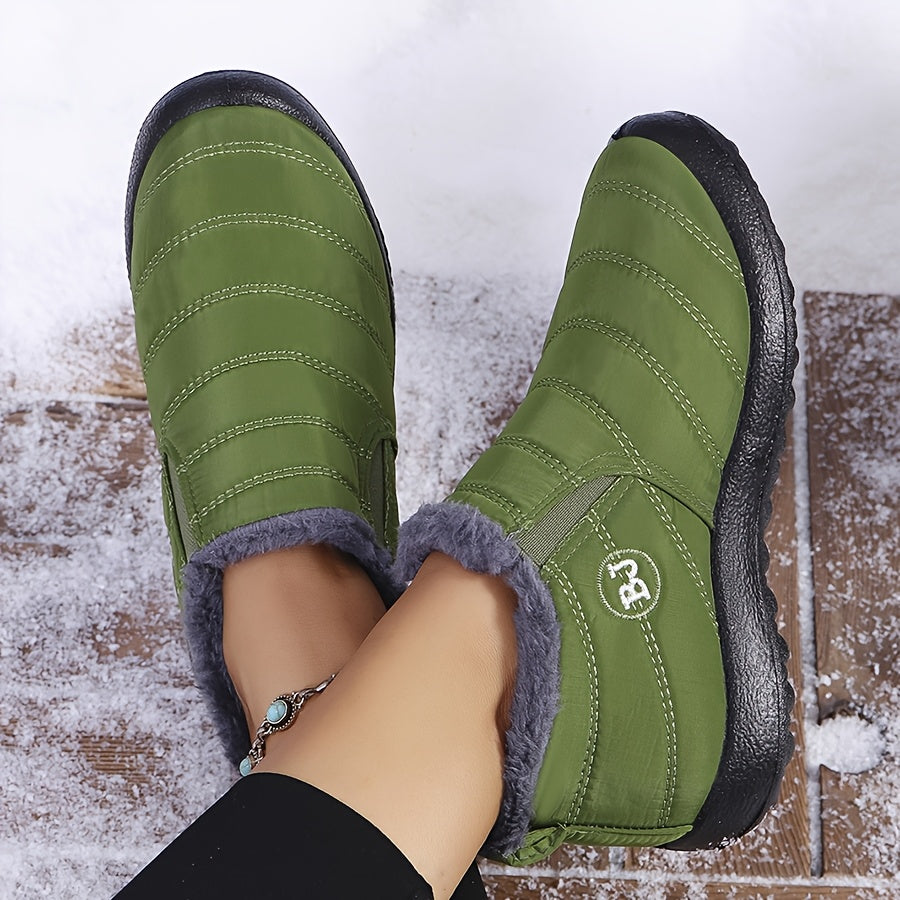 Victoria | Warm Slip-On Winter Boots