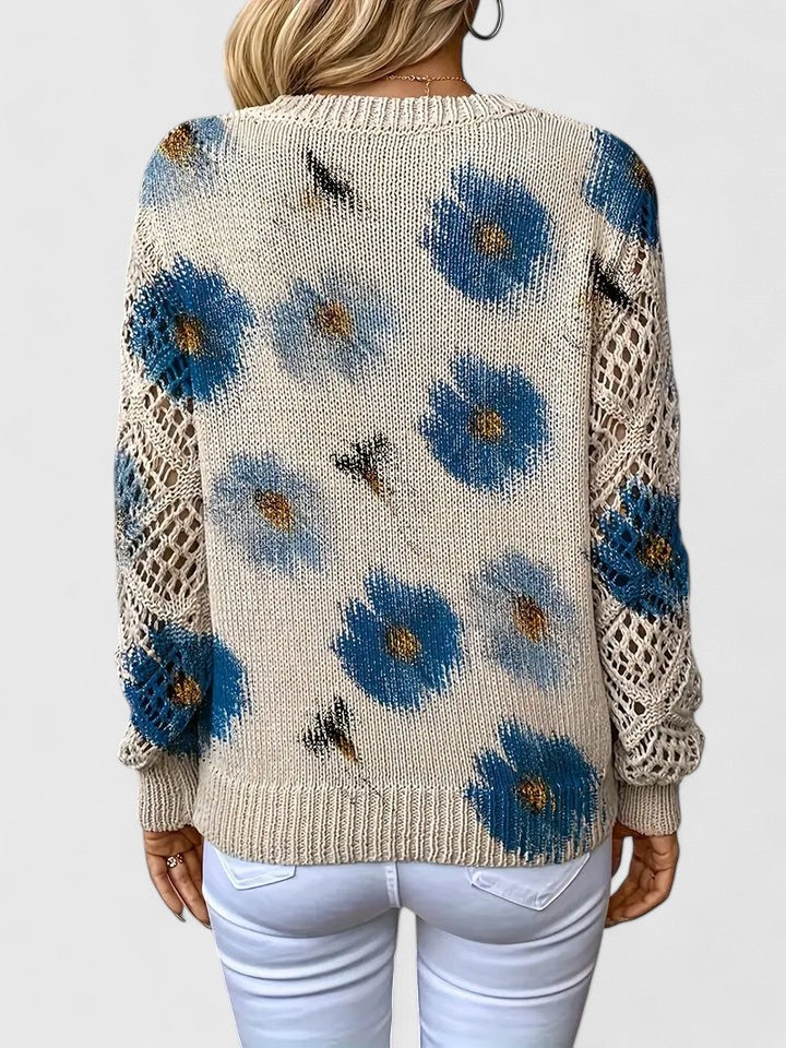 CHARLIE – BLOOMING CHARM KNIT SWEATER