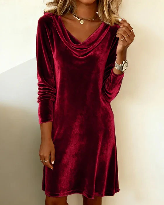 Celeste | Loose Fitting Velvet Dress