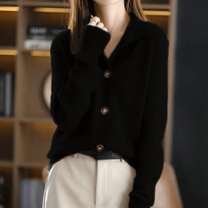 CLARA – COZY CHARM BUTTON SWEATER