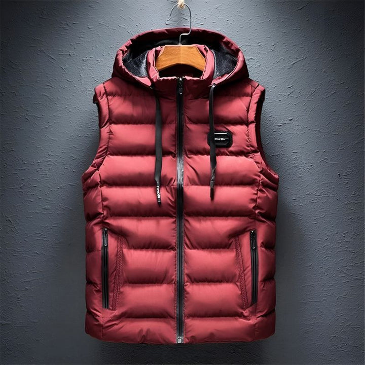 LUCAS – HOODED PUFFER VEST